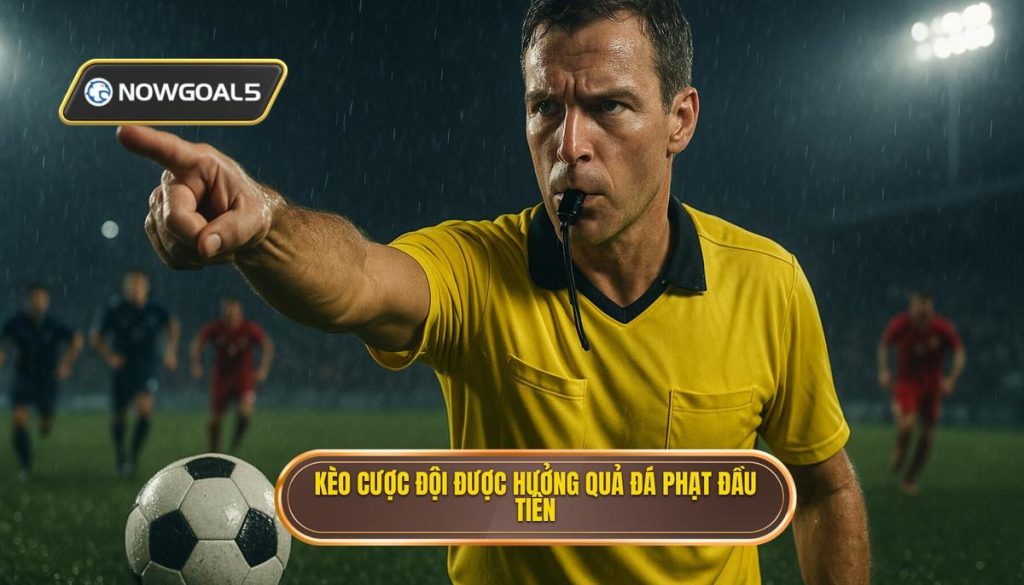 Kèo cược đội được hưởng quả đá phạt đầu tiên