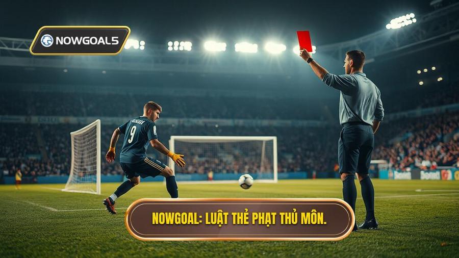 NOWGOAL_ Luật thẻ phạt thủ môn.